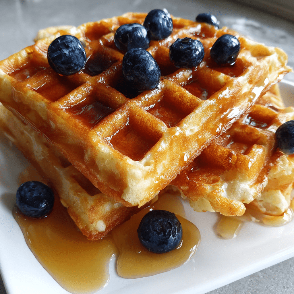 Quick & Healthy: Protein-Packed Cottage Cheese Waffles Recipe